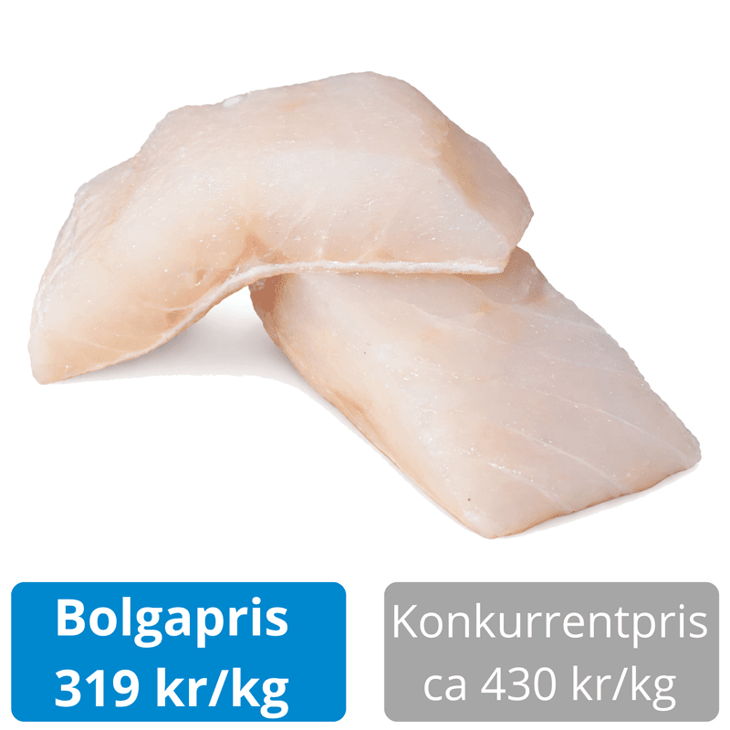Lettsaltet uerfilet 2,5 kg – storuer