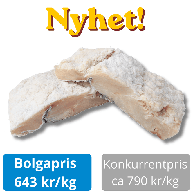 Hovedbilde Klippfisk 900 g – tykke porsjonsstykker